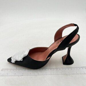 Women's Slingback Pointed Toe High Heels, Slip On Heeled Sandals Dress Shoes